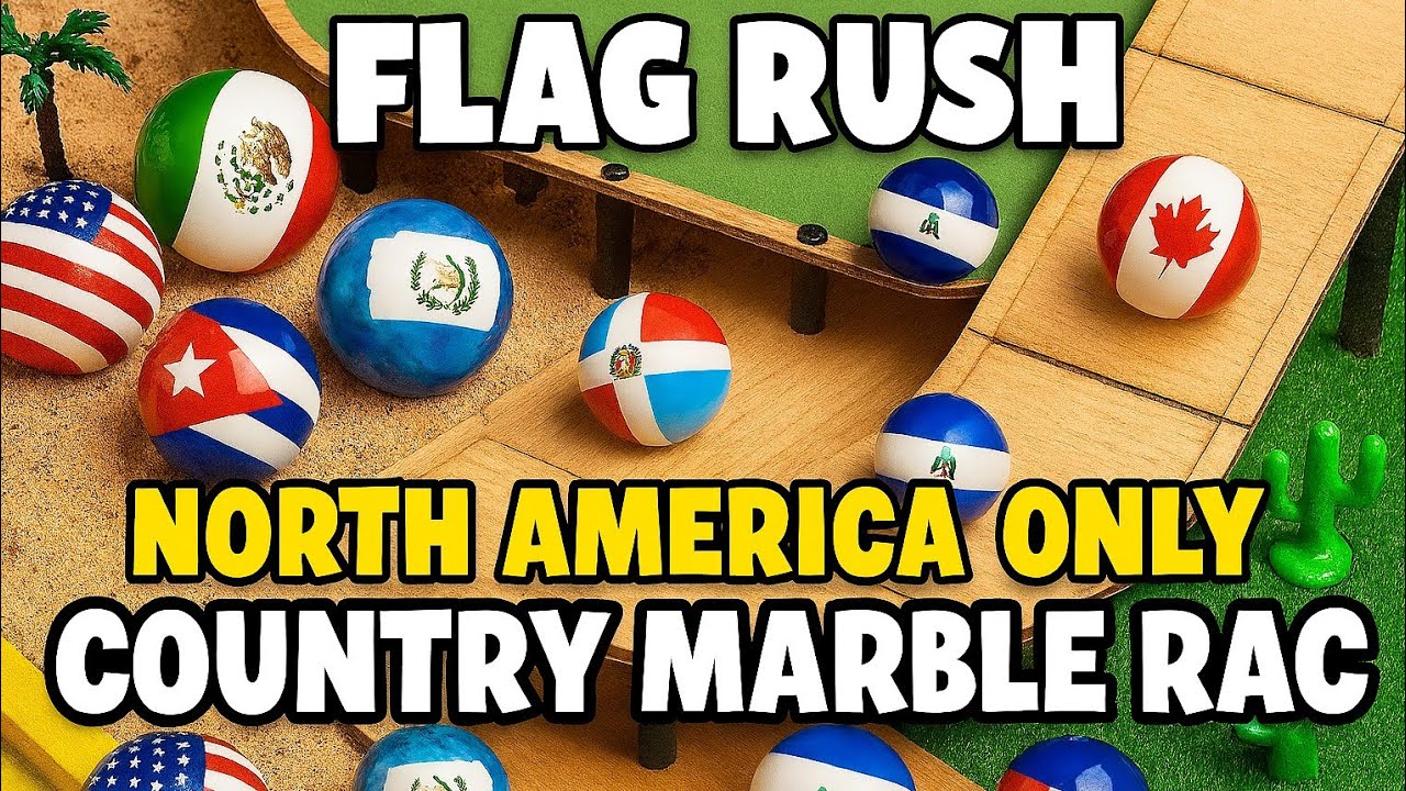 Flag Rush – The Ultimate Marble Race Between North American Nations