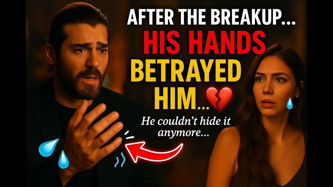 Когда он увидел её в первый раз после расставания, у него тряслись руки. #canyaman #demetözdemir