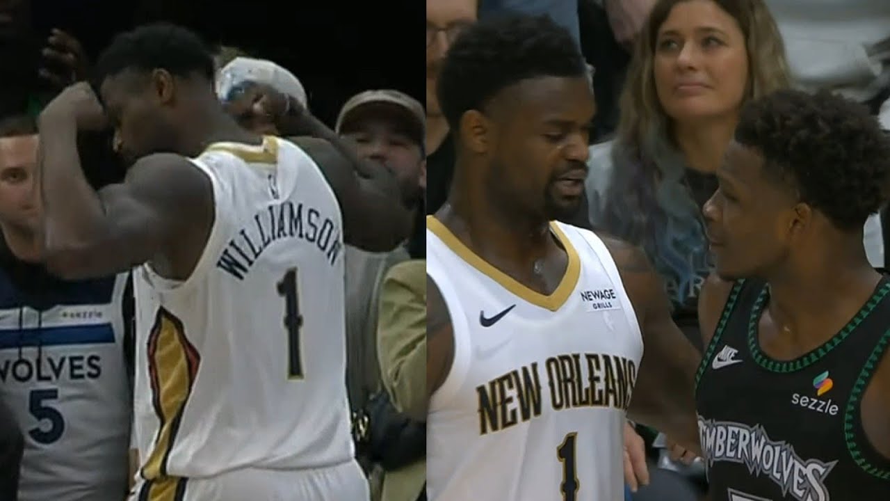 Zion Williamson clutch and-1 and Ant struggles - Final 1:00 Pelicans vs Timberwolves