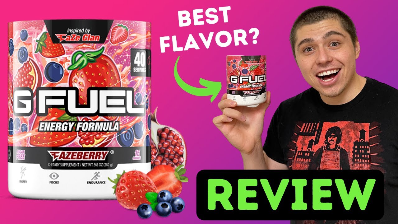 Fazeberry GFUEL Flavor REVIEW!