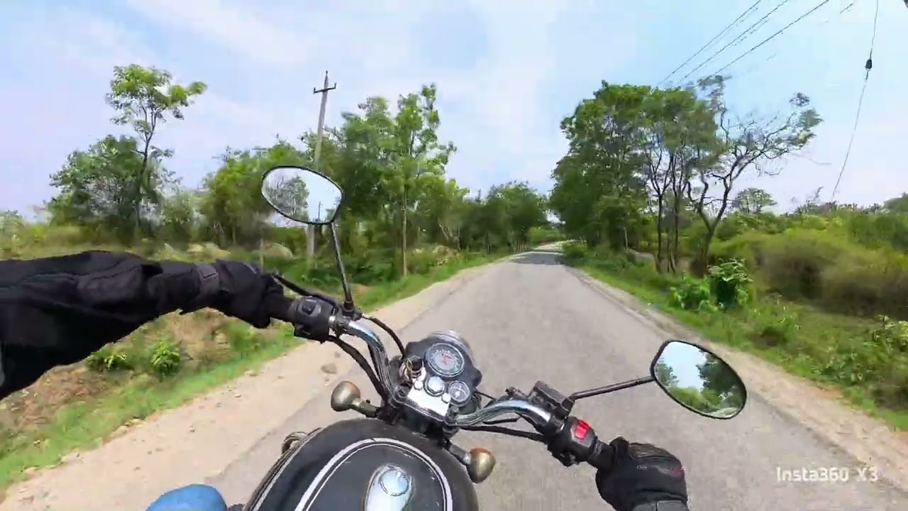 Pure Sound | Raw onboard | Royal Enfield Bullet 500 | 4K #puresoundride #insta360 #royalenfield