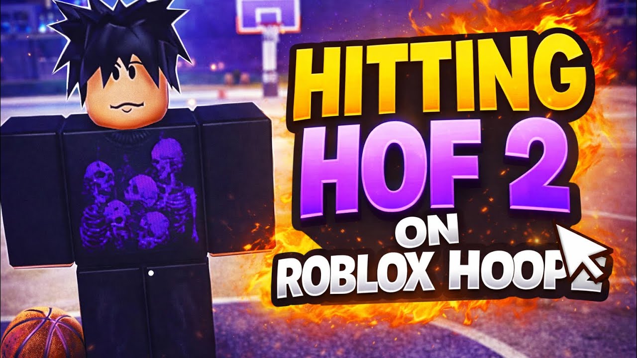 HITTING HALL OF FAME  2 IN ROBLOX HOOPZ