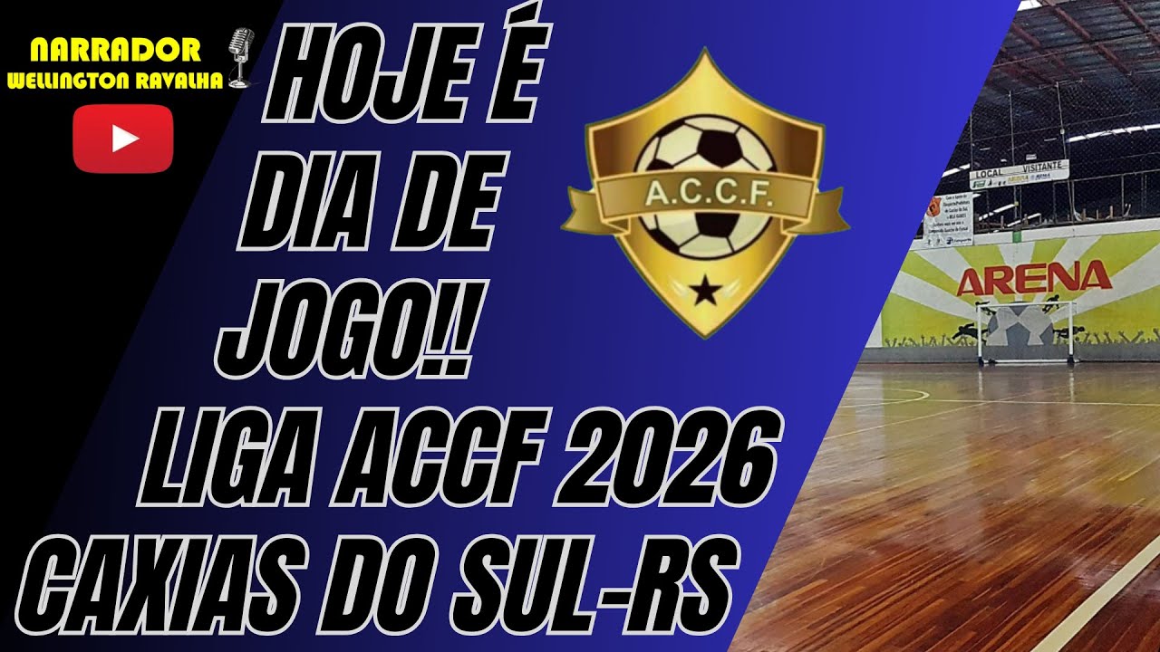 PALERMO x PORTO-V.A | Transmissão ao vivo | Liga ACCF  Aqui o futsal corre nas veias | 15/02/26