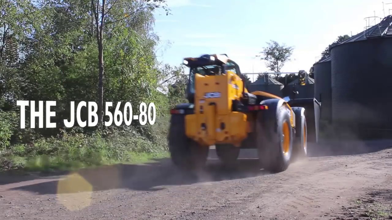 New JCB 560-80 Loadall in action