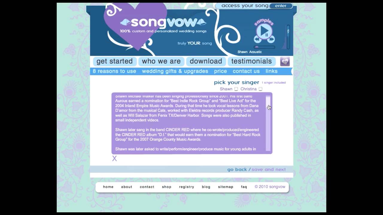 Custom Wedding Song - Songvow Tutorial