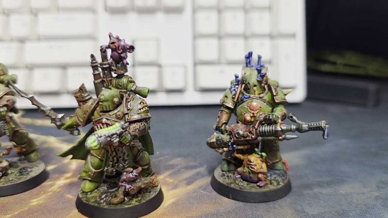 Just painted Plague Marines KillTeam
