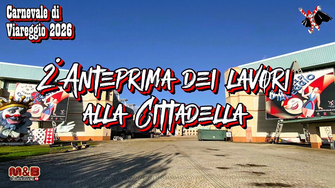 Carnevale di Viareggio 2026...2°Anteprima dei lavori alla Cittadella del Carnevale 