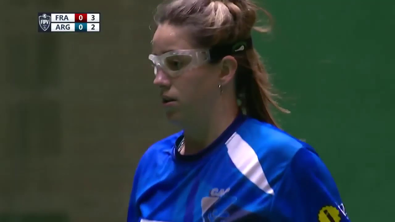 CAMPEONATO MUNDIAL DE PELOTA VASCA TRINQUETE PALETA GOMA FEMENIL FRANCIA VS ARGENTINA