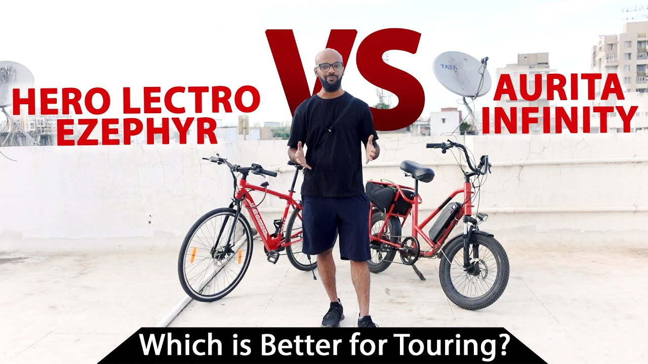 Hero Lectro EZephyr VS Aurita Infinity | Which is better for TOURING? Pune to Mumbai on E-Cycles!