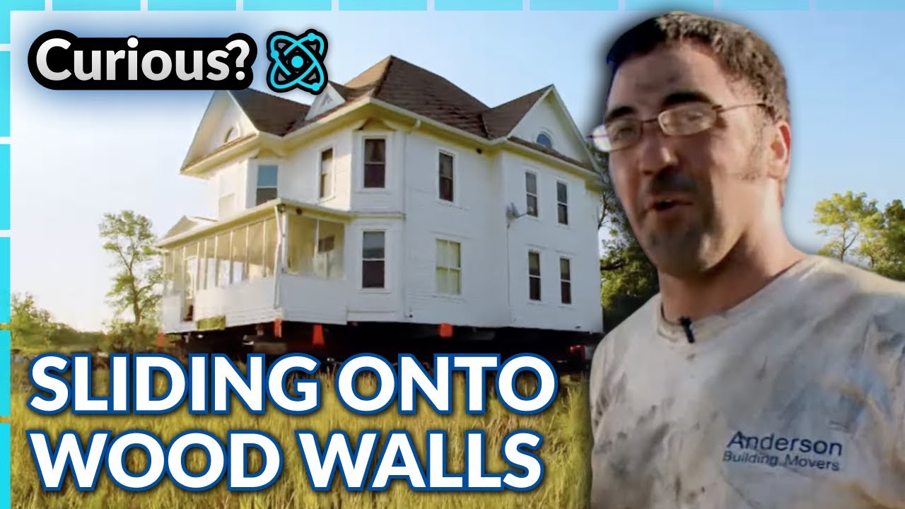 Sliding a Mansion Onto Wood Basement Walls | Massive Moves