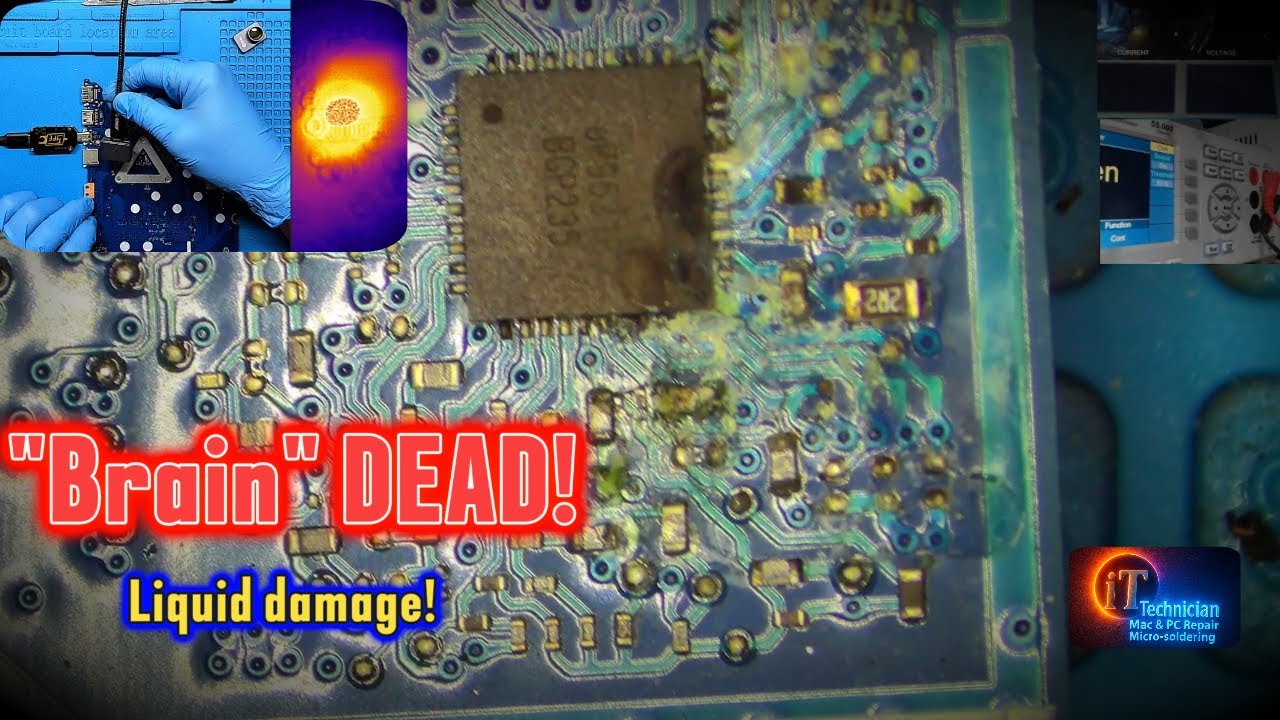 Dead HP Pavilion After Liquid Damage – 