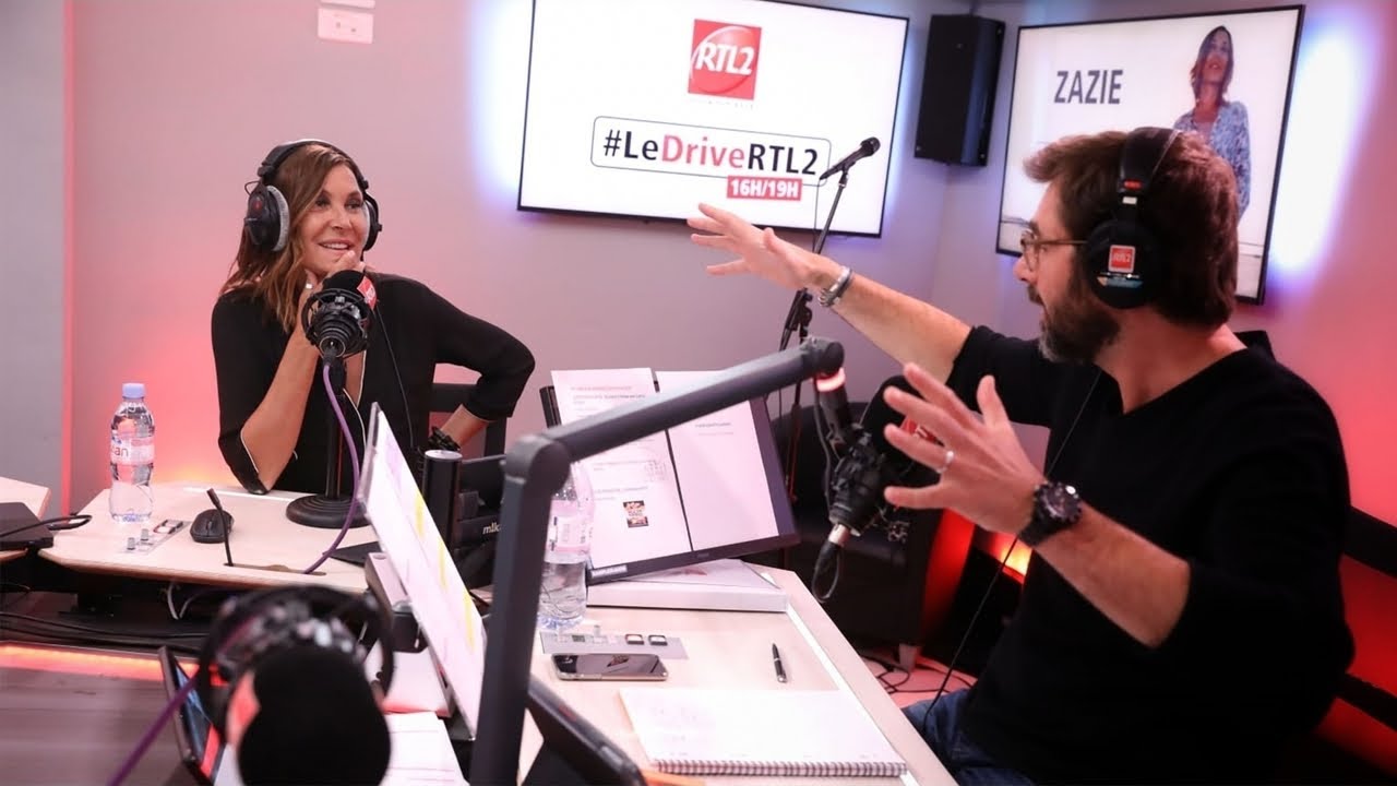 Zazie aux manettes du Drive RTL2 avec Eric Jean-Jean