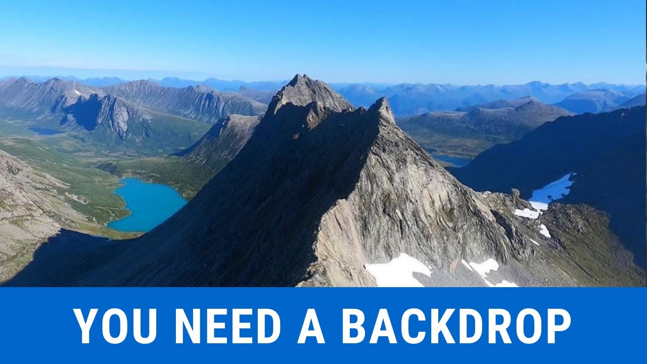 MAKE YOUR VIDEOS LOOK BETTER with a MOUNTDOG Backdrop Support Stand