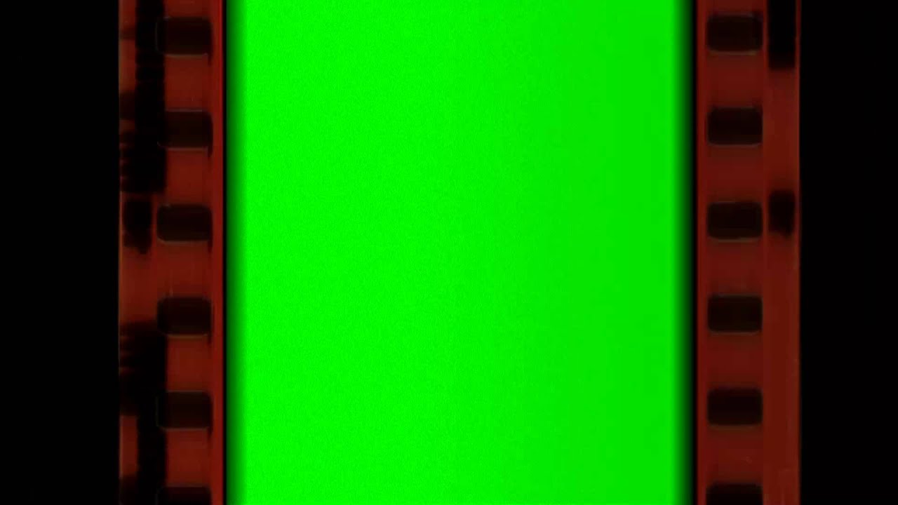 Film Strip Animation Green Screen Old Movie Style Royalty Free Video Effect Footage AA VFX