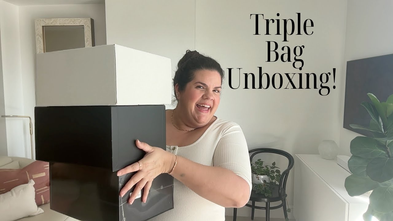 TRIPLE Bag Unboxing featuring Melodie Cecile and DressUpYourPurse