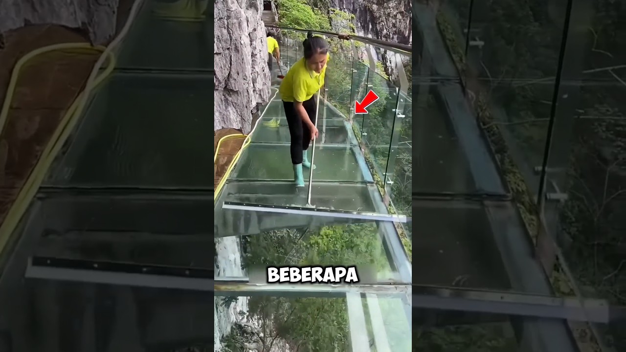 Увлекательная работа над стеклянным мостом!