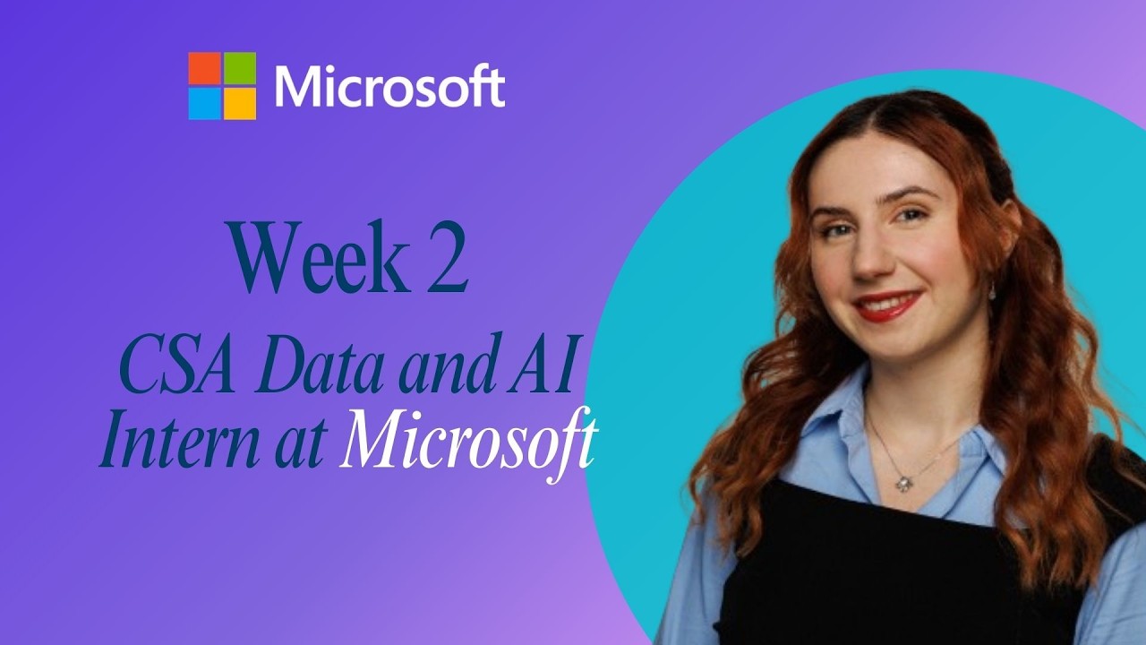 Week 2 as a Cloud Solution Architect Intern at Microsoft