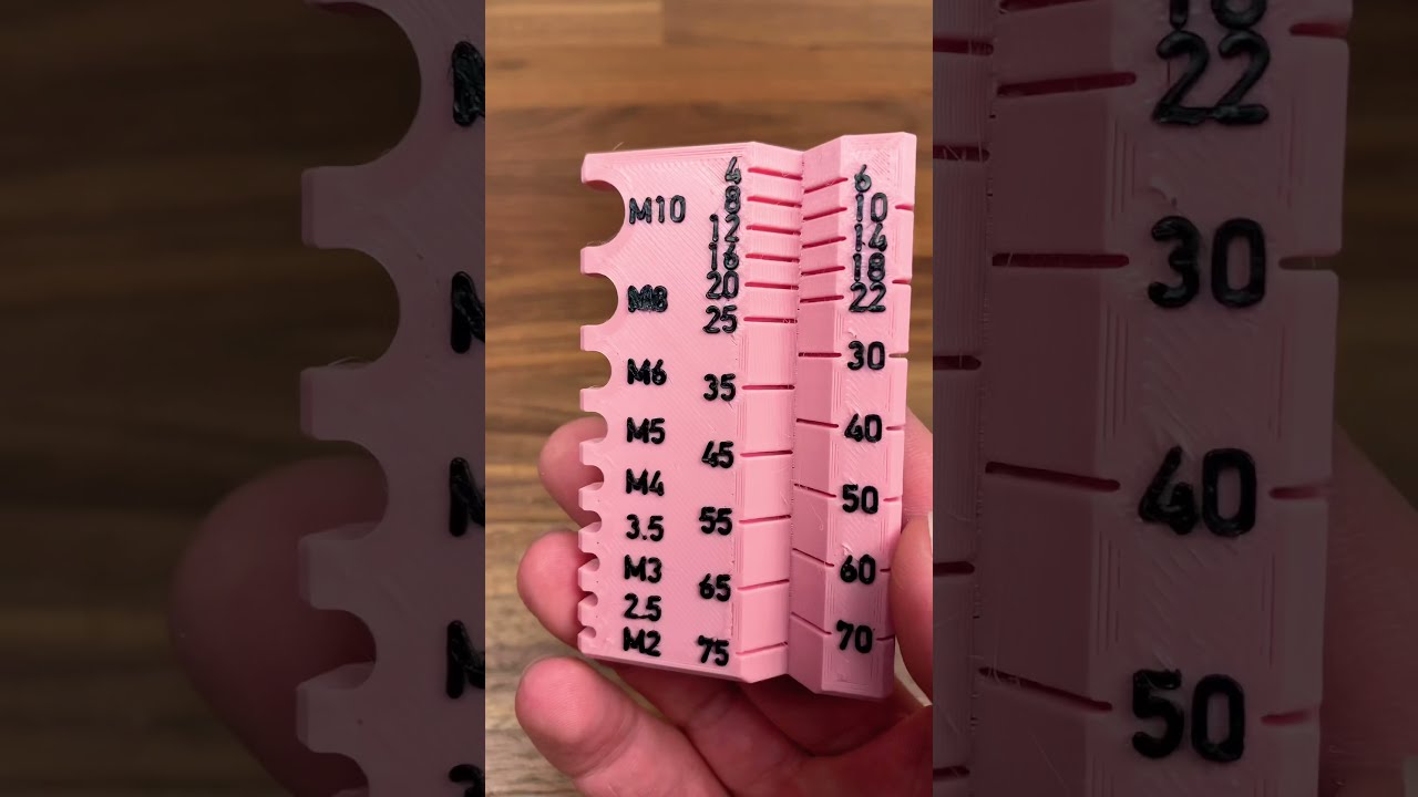 Sort nuts and bolts quickly with this 3d print!
