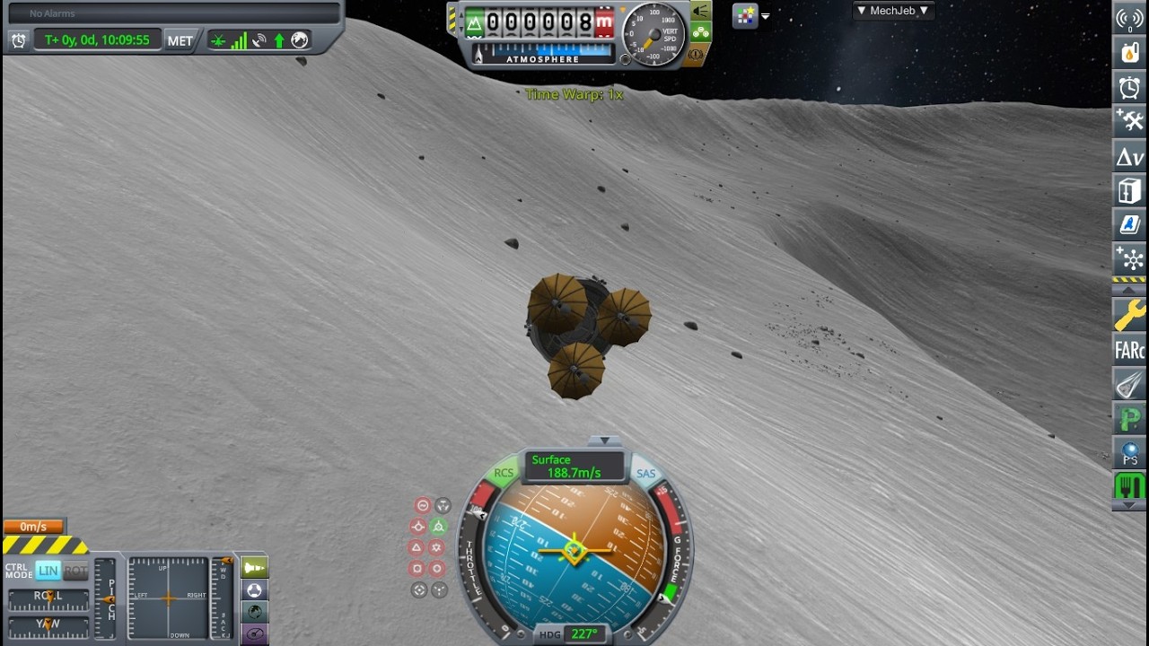 choas on my way to the moon