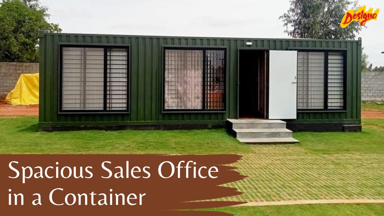 Spacious Sales Office at a Construction Site | Container Office | Designo Creation