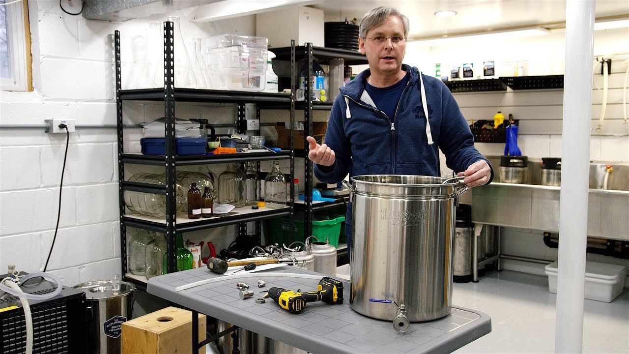 Adding a sightglass to our brew kettle || BrewHouse HomeBrew