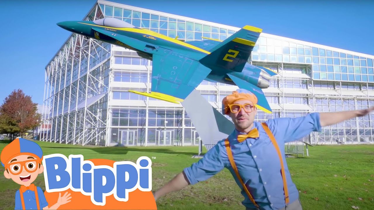 Blippi Visits The Museum of Flight -  Learn About Planes | Kids Show | Weird Cartoons for Kids 🤪