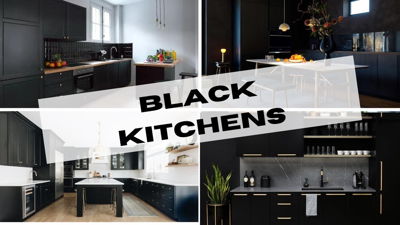 Striking Matte Black Kitchens Home Decor & Home Design| And Then There Was Style