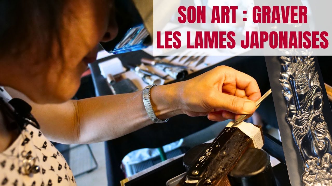 L'art de graver des sabres et couteaux japonais