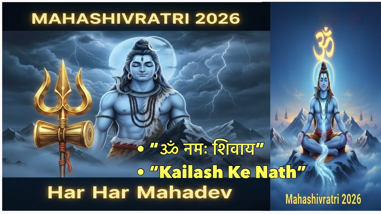 महाशिवरात्रि 2026 स्पेशल शिव भजन | हर हर महादेव | ॐ नमः शिवाय | Kailash Shankar Song