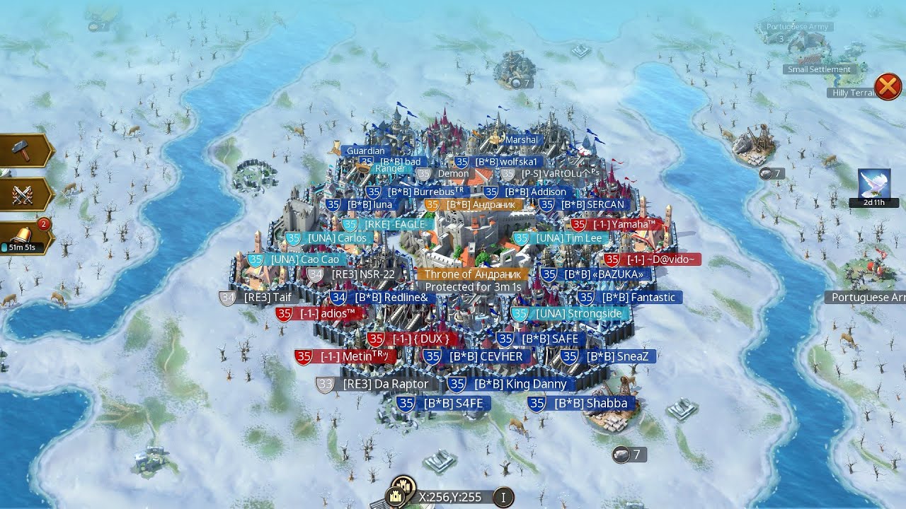 March of Empires [LIVE], Throne 488 free throne (31/08)