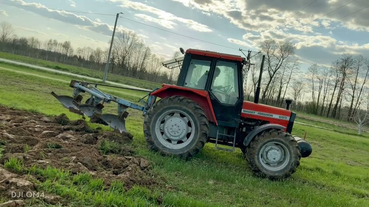 Test Pługa Lemken 3 Skibowy Massey Ferguson 690