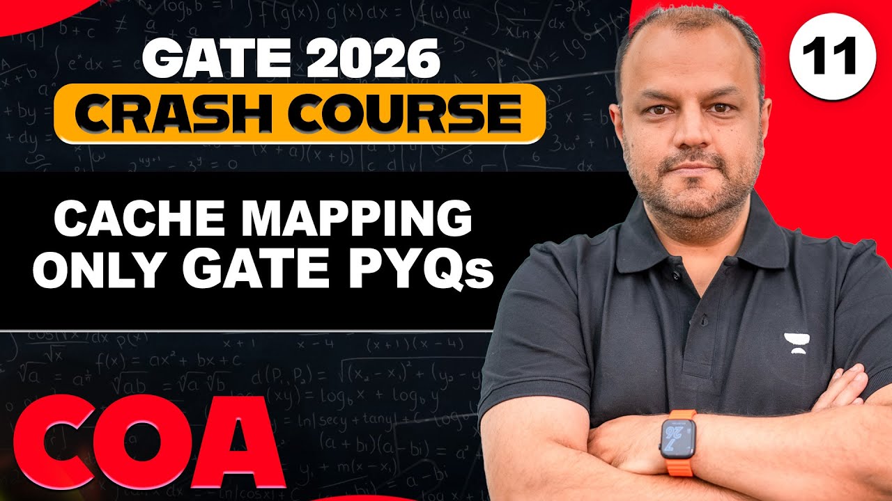 COA 11 | Cache Mapping – ONLY GATE PYQs | GATE 2026 COA Crash Course | Bharat Sir