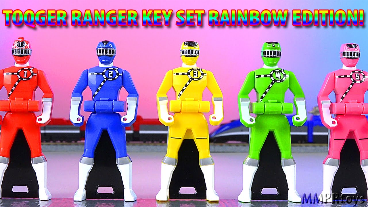 ToQger Ranger Key Set Rainbow Edition Review! (Power Rangers)