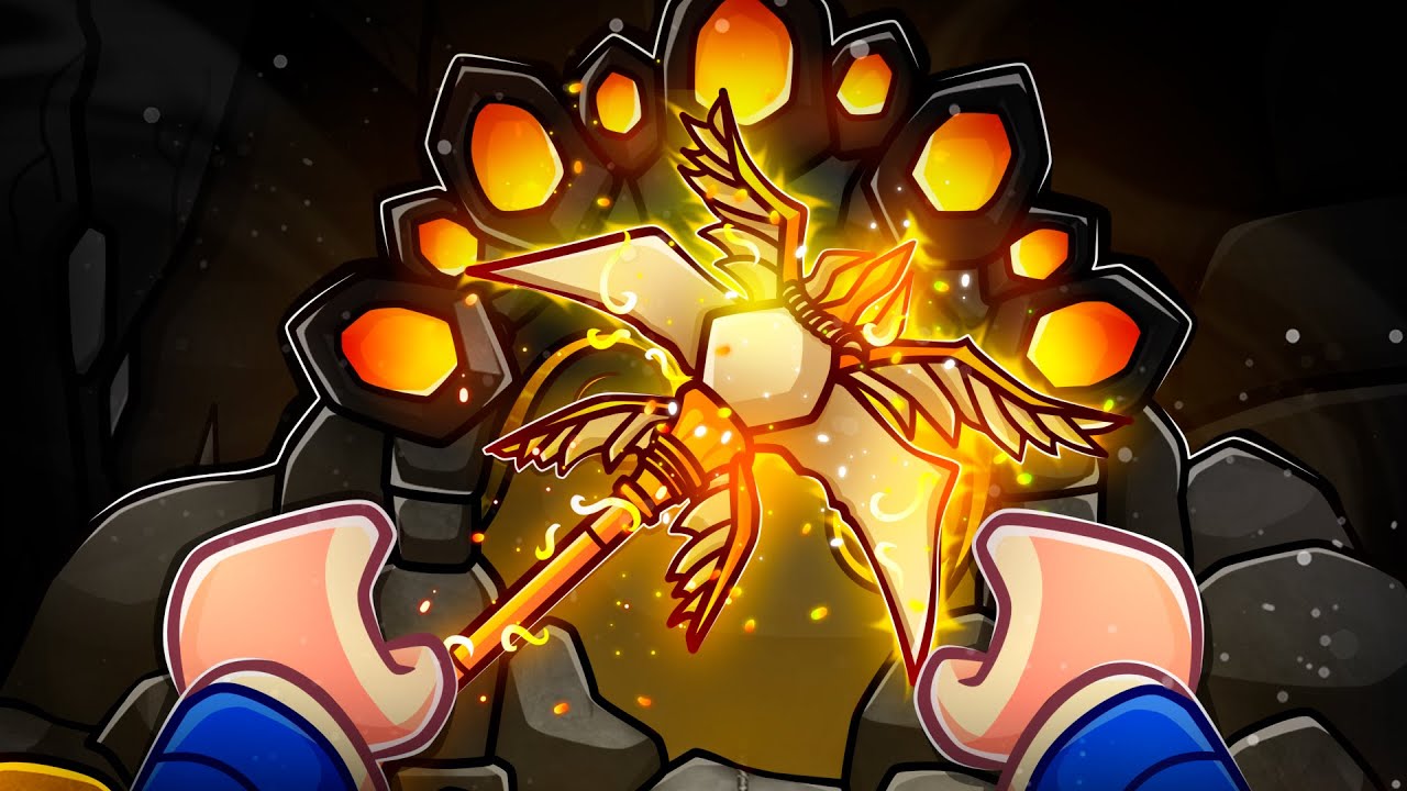 Unlocking the NEW Heavenly Pickaxe in The Forge!