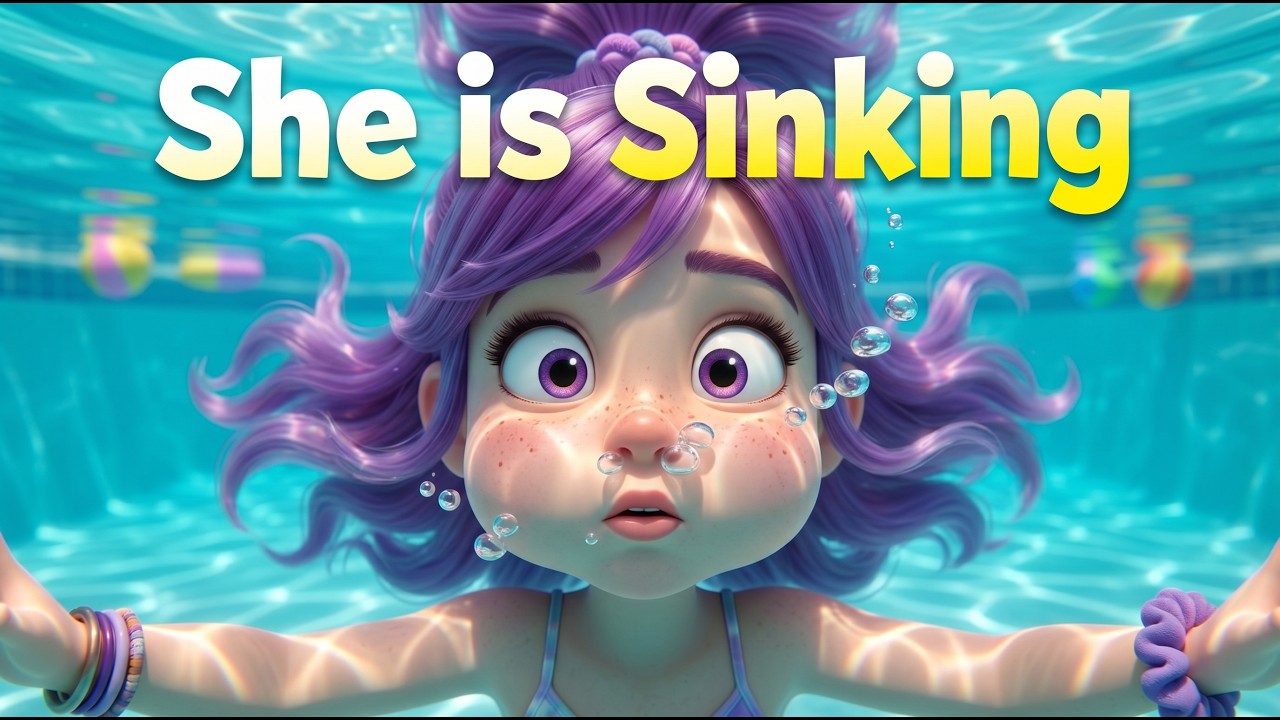 Never Swim Alone! 😨 Pool Safety Story |  Easy English Listening for Beginners (A2 Level)
