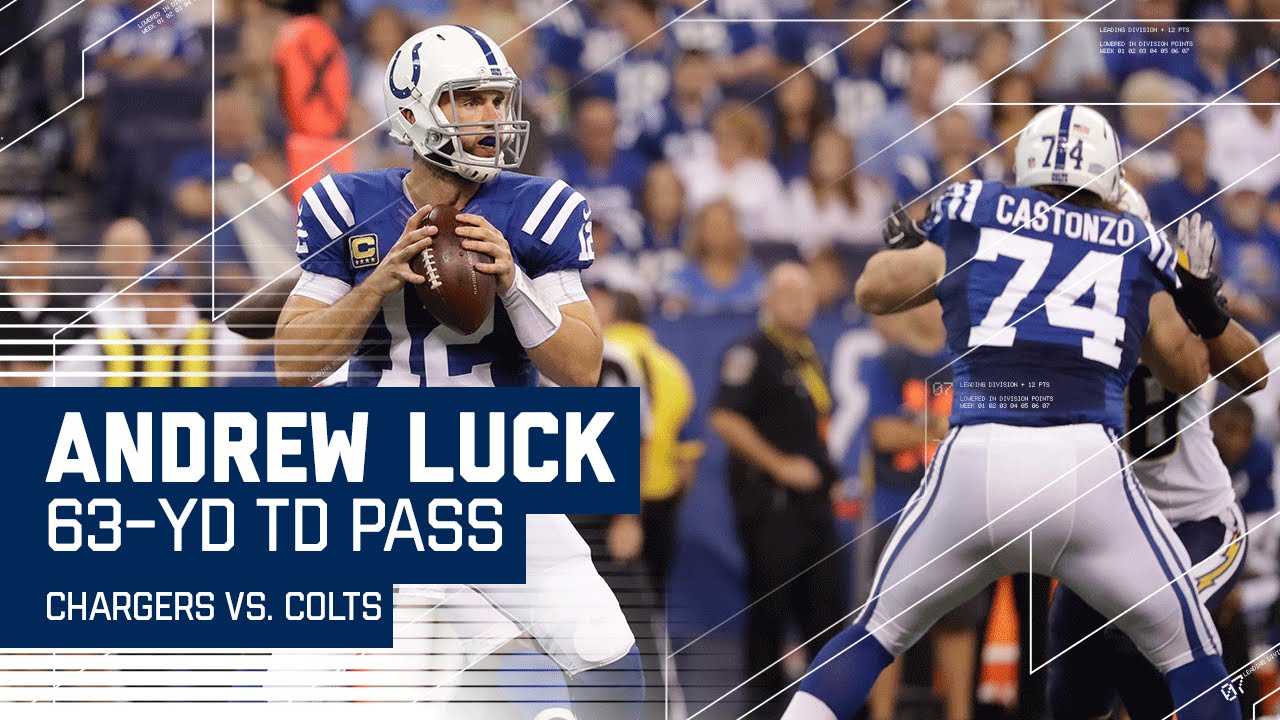 Andrew Luck Finds T.Y. Hilton for Clutch 63-Yard TD! | Chargers vs. Colts | NFL