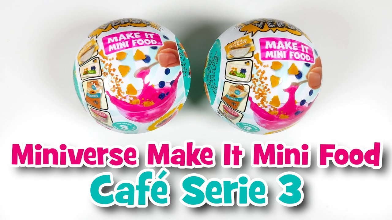 MGA's Miniverse Make It Mini Food - Café Serie 3 | UNBOXING