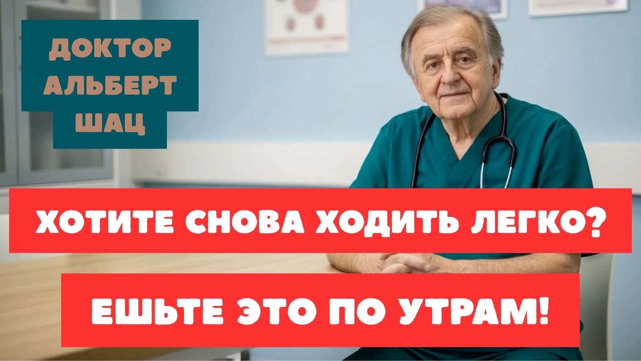СМЕРТЬ начинается С НОГ! Если вам 60, 70 или 80 лет, НЕМЕДЛЕННО съешьте ЭТО! Доктор Альберт Шац