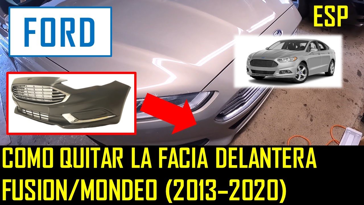 Como remover la Cubierta de la Defensa Delantera - Fusion / Mondeo (2013 - 2020)