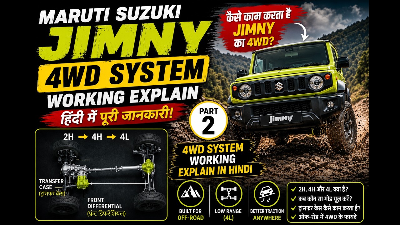 4WD System working Explain In Hindi Part2