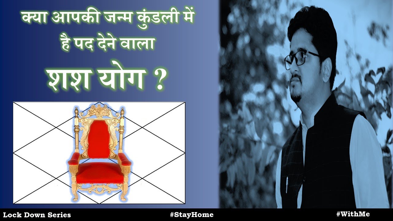 Shasha Yoga | शनि से बनने वाला शश योग |  #WithMe #StayHome