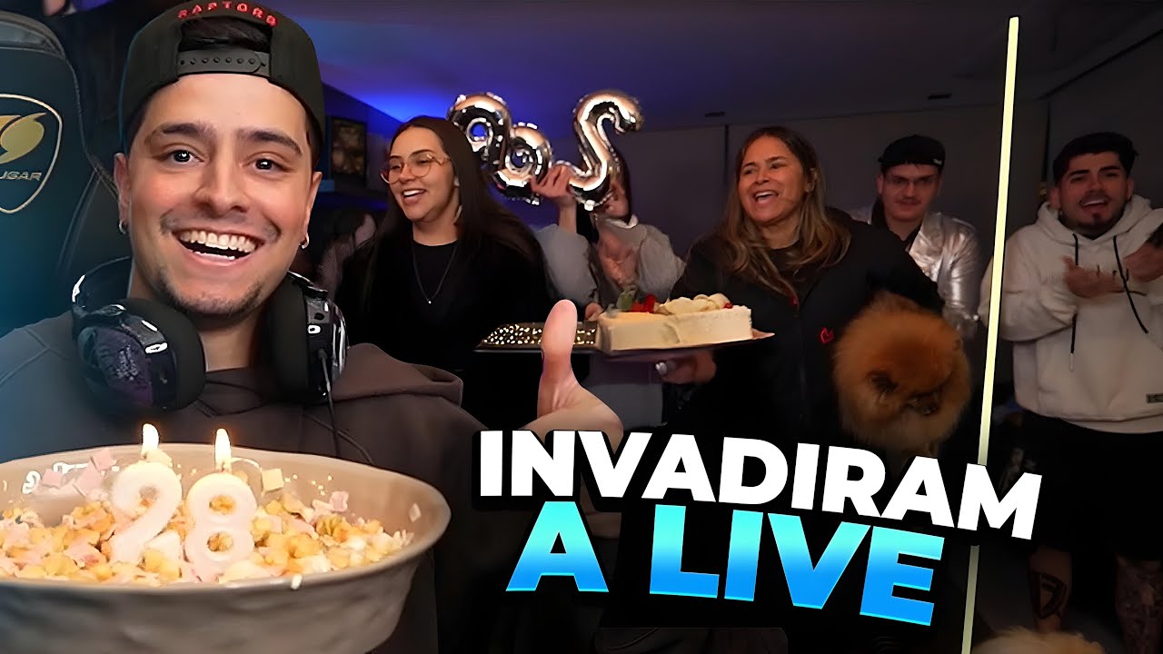CORINGA COMEMORA SEU ANIVERSÁRIO: TEVE BOLO DE SALSICHA KKKKK FT. Tainá, Caiox, Brabox e Angelica