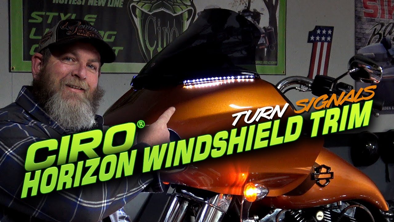 Install Ciro LED Horizon Windshield Trim Turn Signals