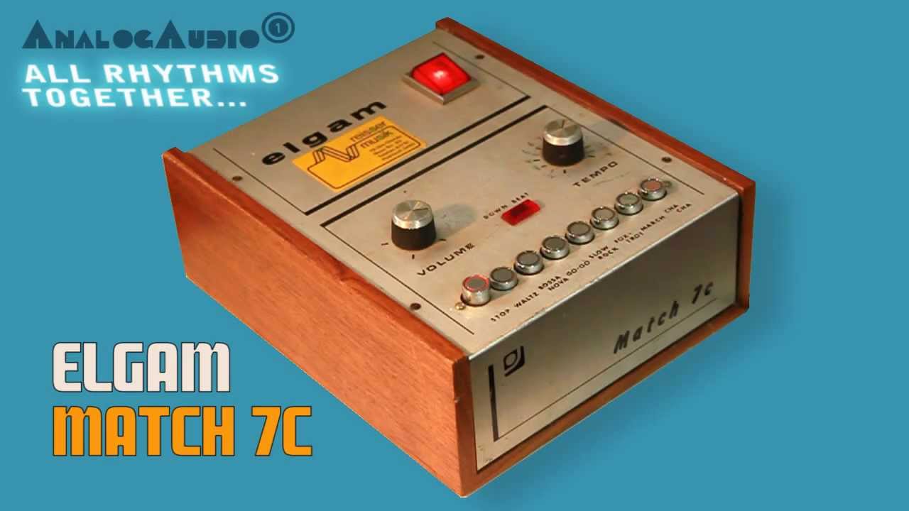 ELGAM MATCH 7c Vintage Rhythm Box 1972 | HD DEMO