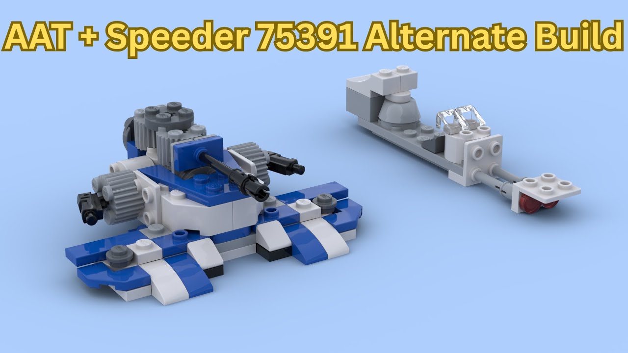 AAT + Speeder 75391 Captain Rex Y-Wing Alt. Build | LEGO Star Wars