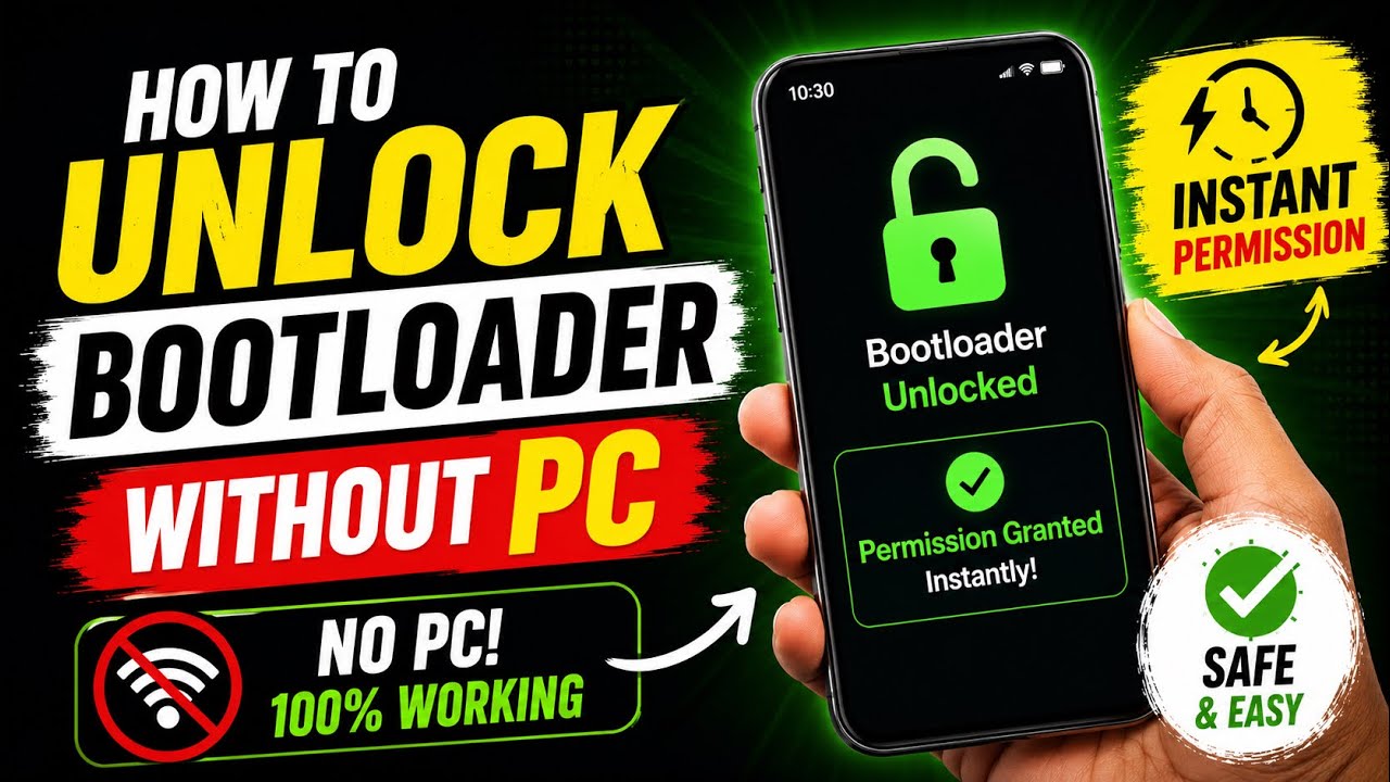 How To Unlock Bootloader Without PC 🔓 | Get Xiaomi Unlock Permission Instantly (2026)