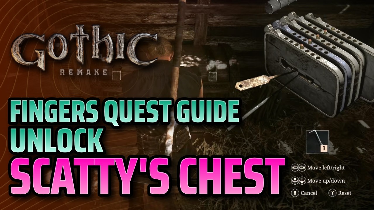 How to Complete Fingers' Quest - Unlock Scatty's Chest Guide - Gothic Remake