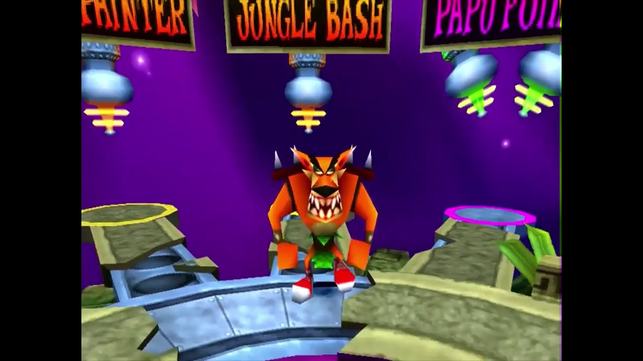 CRASH BASH-PS1(ITALIANO)WARP ROOM 1:LE SFIDE DELLE GEMME