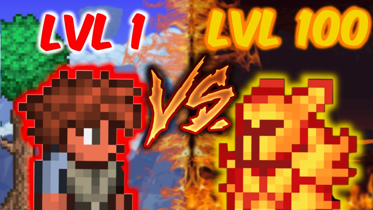 Level 1 Noob vs Level 100 Terraria Pro