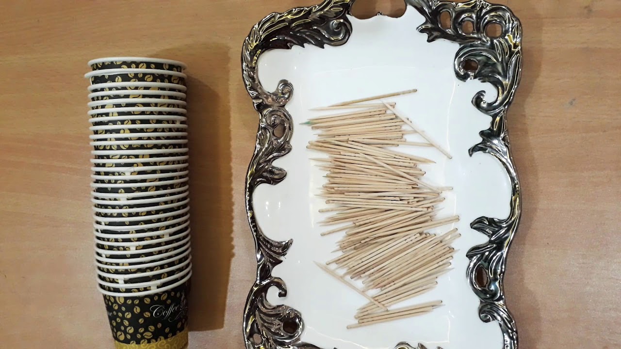 Cups and toothpick😊#Kitty party game ❤fun game 😊#kids party game ❤